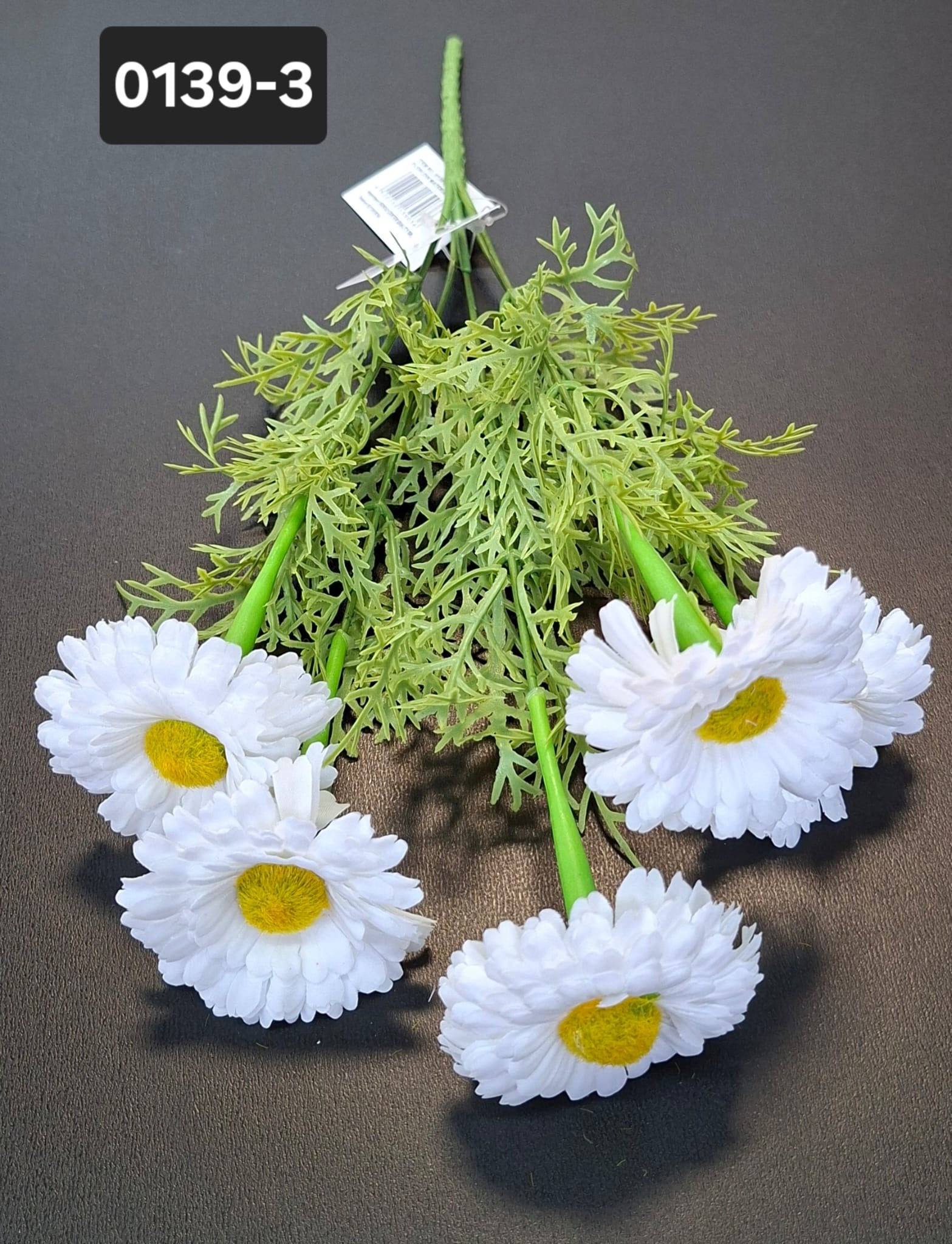 Buchet margarete artificiale albe - 35cm